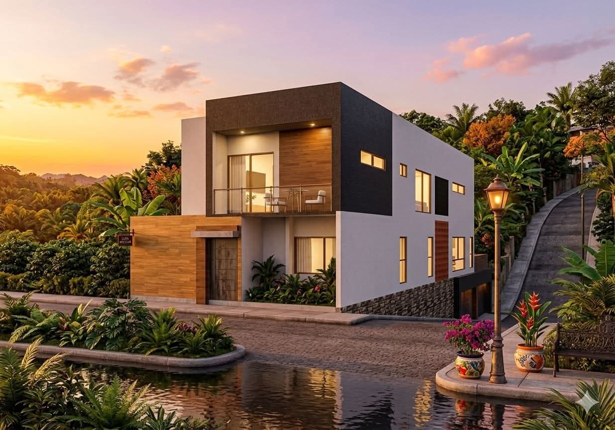 Casa residencial Actopan en Actopan, Veracruz, proyecto con modelado BIM desarrollado por Proyecta Paxtián